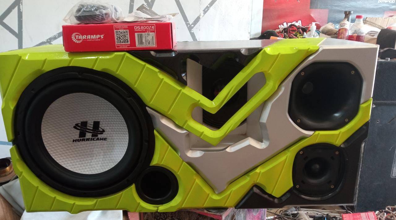 Caixa de som 4 vias completa