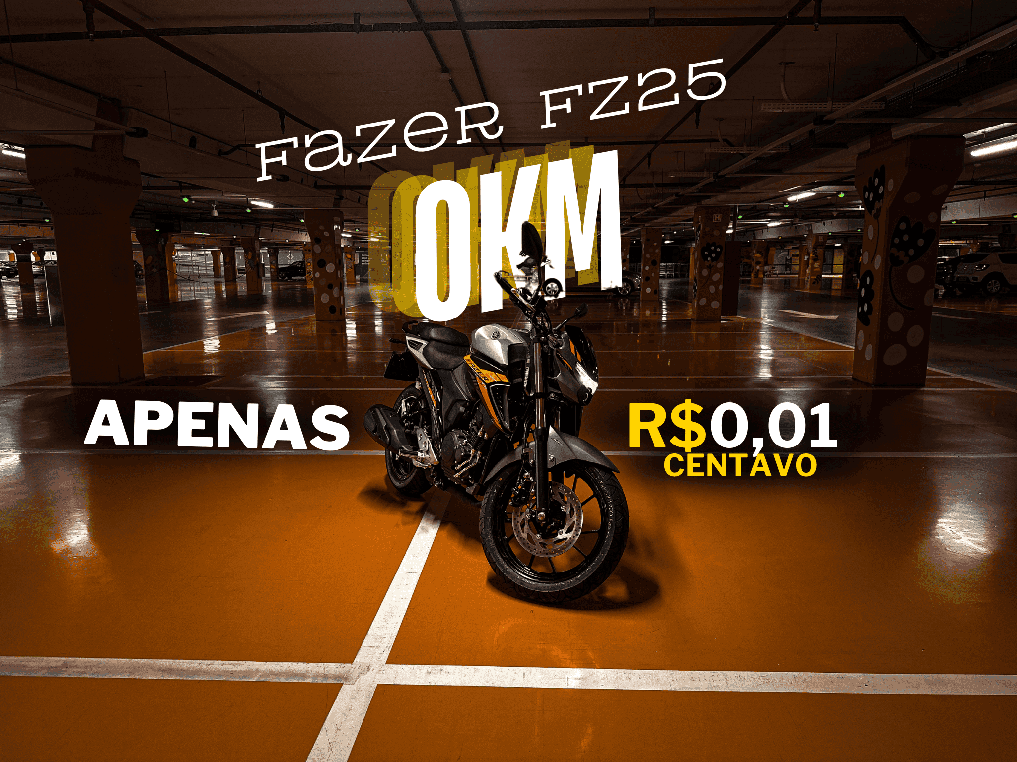 Fazer FZ25 ZERO KM ou 15k ✅