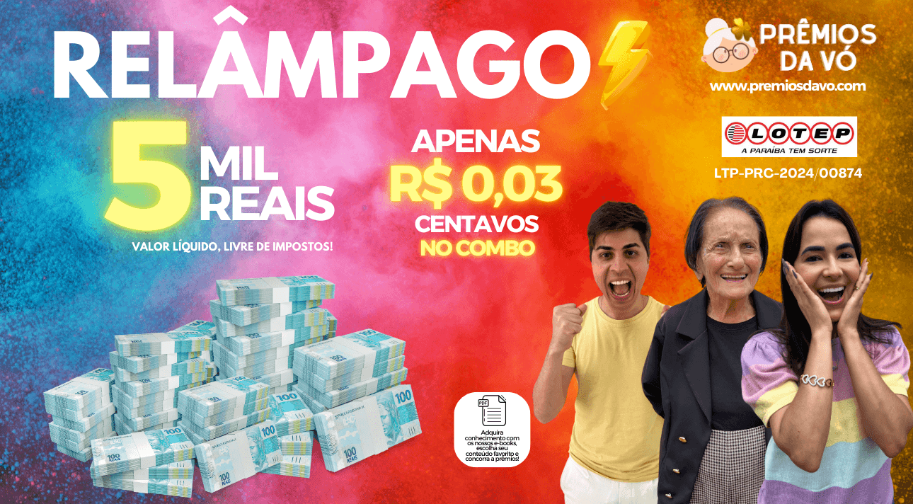 R$ 5 MIL REAIS 😱 POR R$ 0,03 CENTAVOS NO COMBO