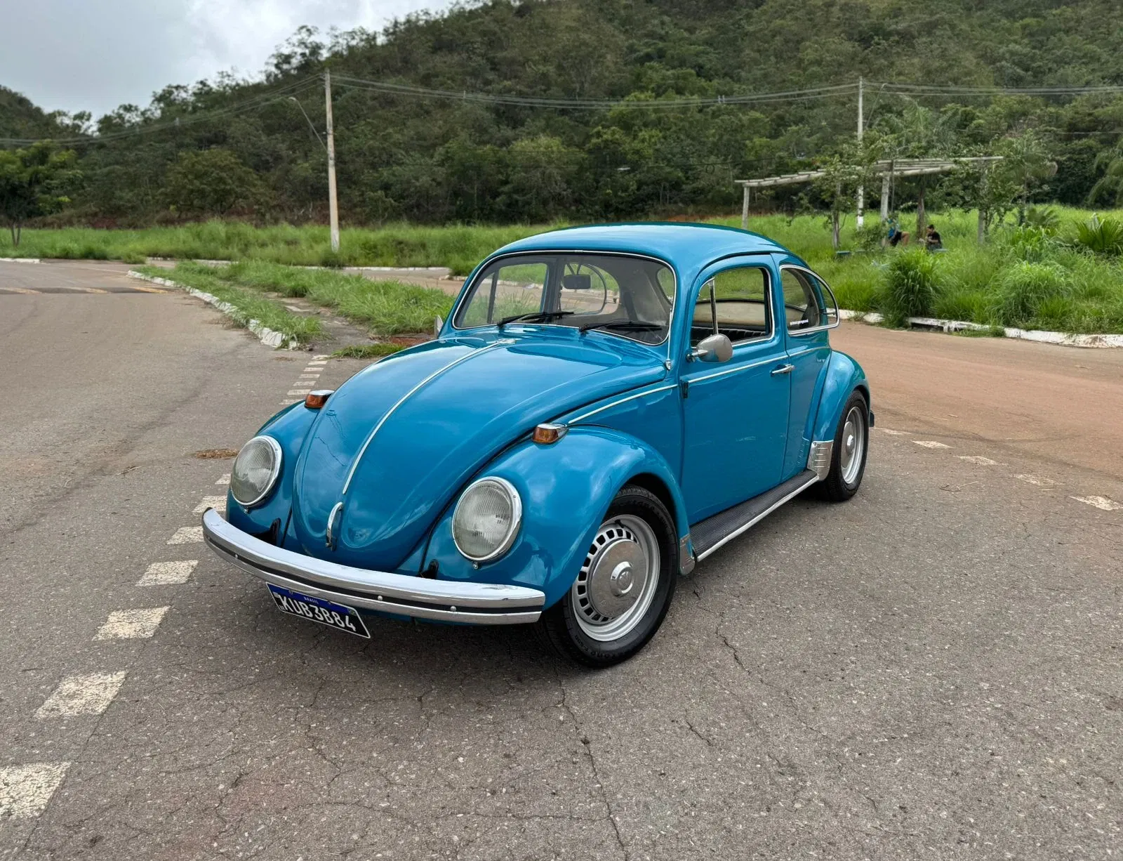 Fusca 1500 - Azul Pavão + FRETE GRÁTIS 🇧🇷