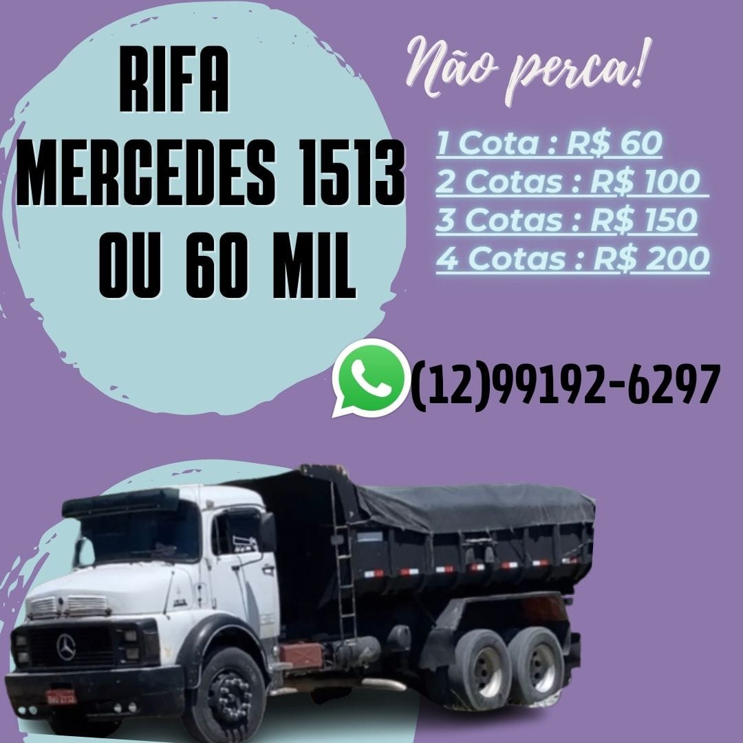 Caminhão Mercedes 1513 Ou 60 Mil Reais