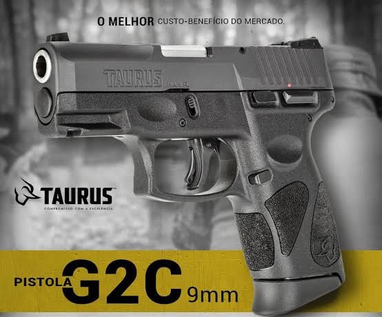 Prêmio referente ao valor da Pistola Taurus G2C 9mm - 4.200,00