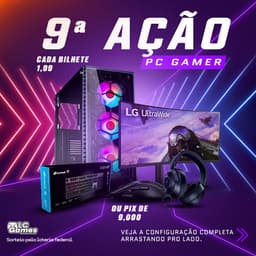 9ª EDIÇÃO LC GAMES - PC GAMER COMPLETO OU 9 MIL NO PIX