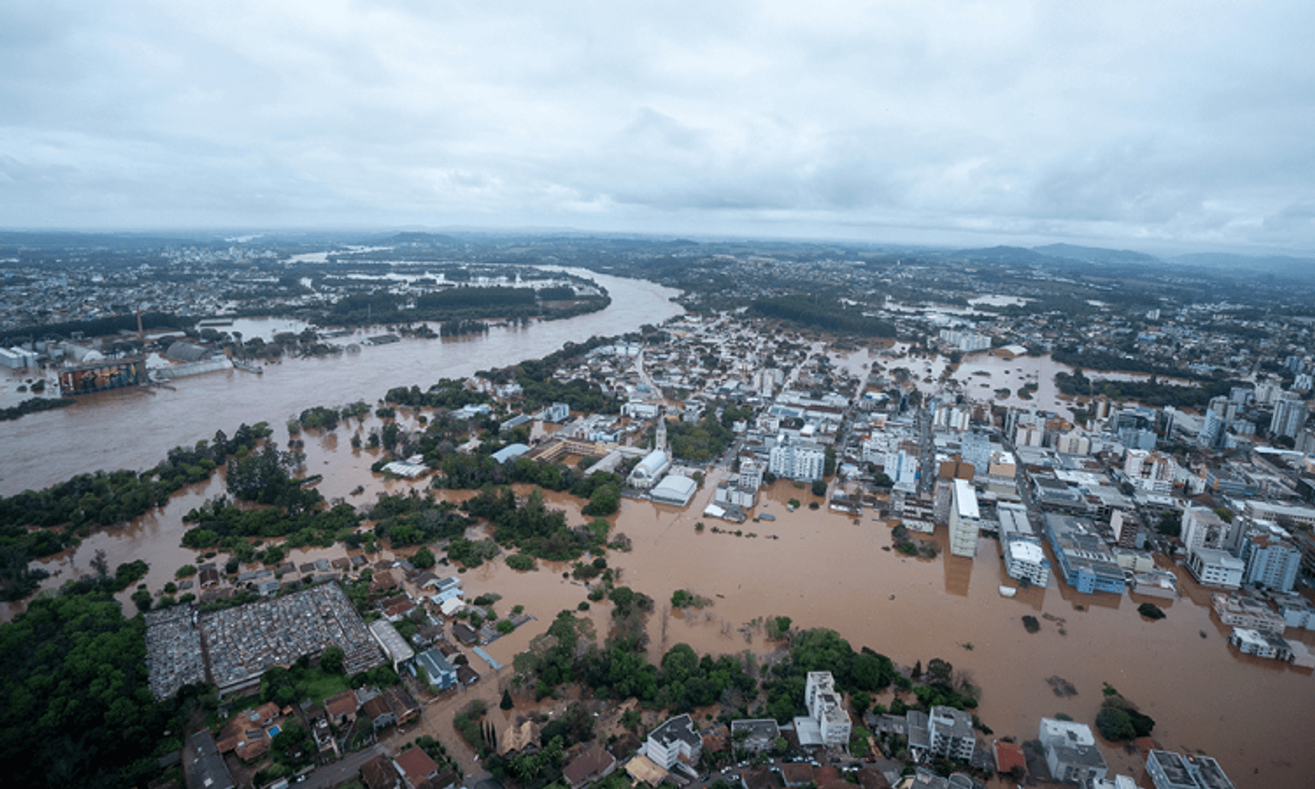 Vítimas do ciclone no Rio Grande do Sul