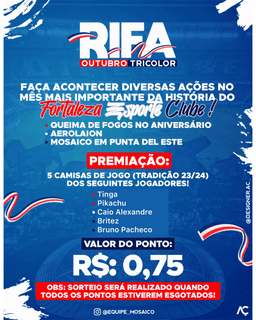 RIFA OUTUBRO TRICOLOR