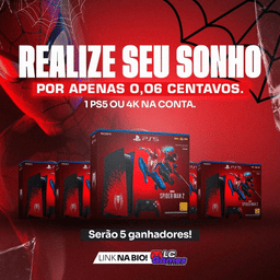 Concorra a 5 consoles PS5 ou 4 MIL no PIX