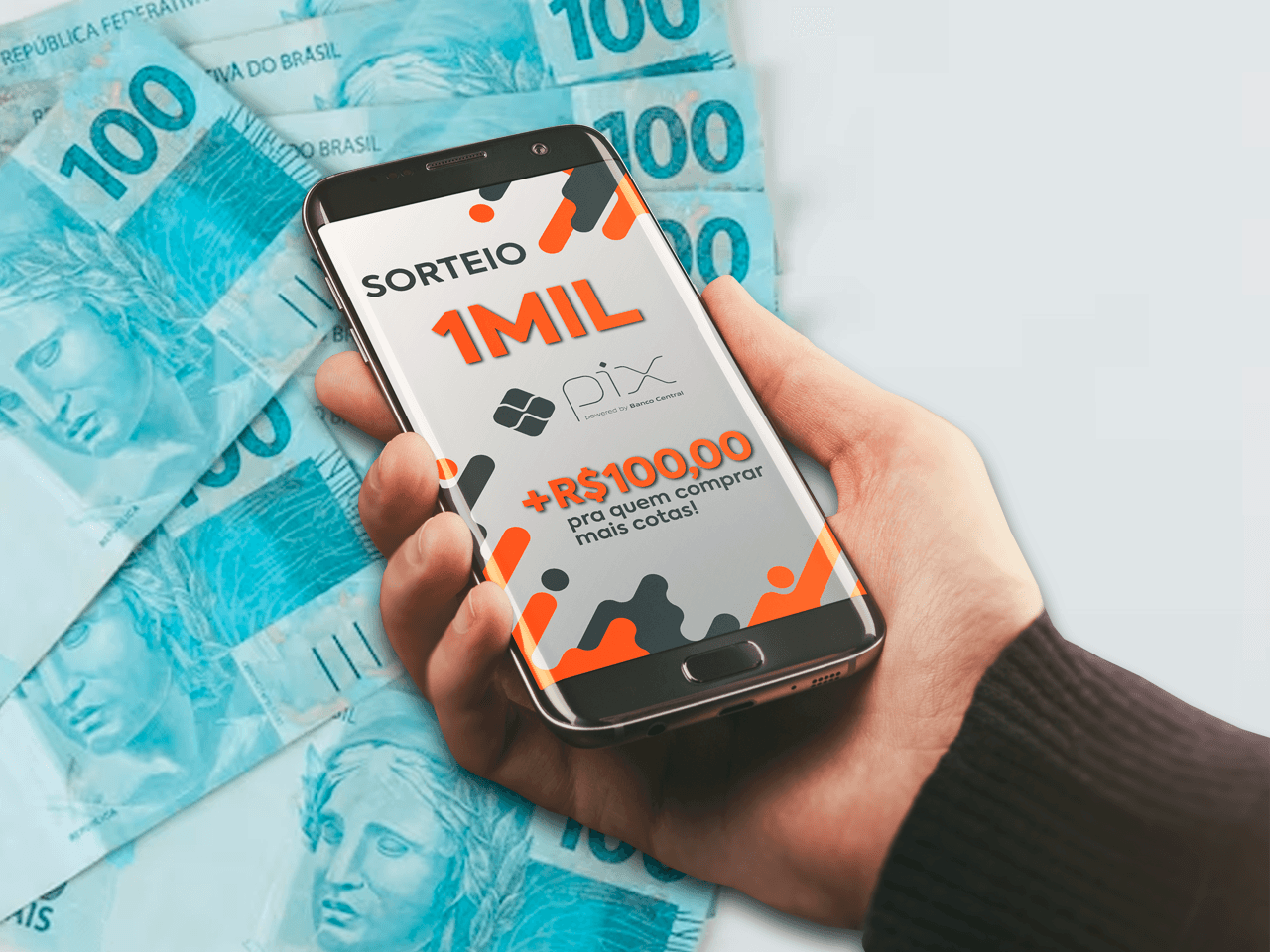 Concorra a um PIX de R$ 1.000,00.