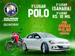 Polo com ARO 20 + Sahara 0km ( 2024 ) + R$ 10.000,00 por apenas R$ 0,40 centavos