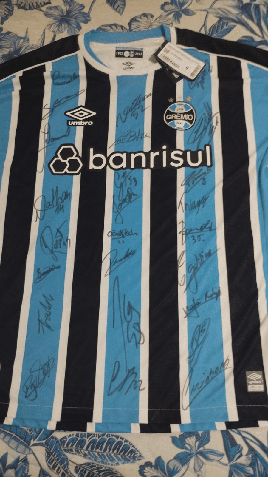 Sorteio camiseta do Grêmio autografada pelo SUAREZ