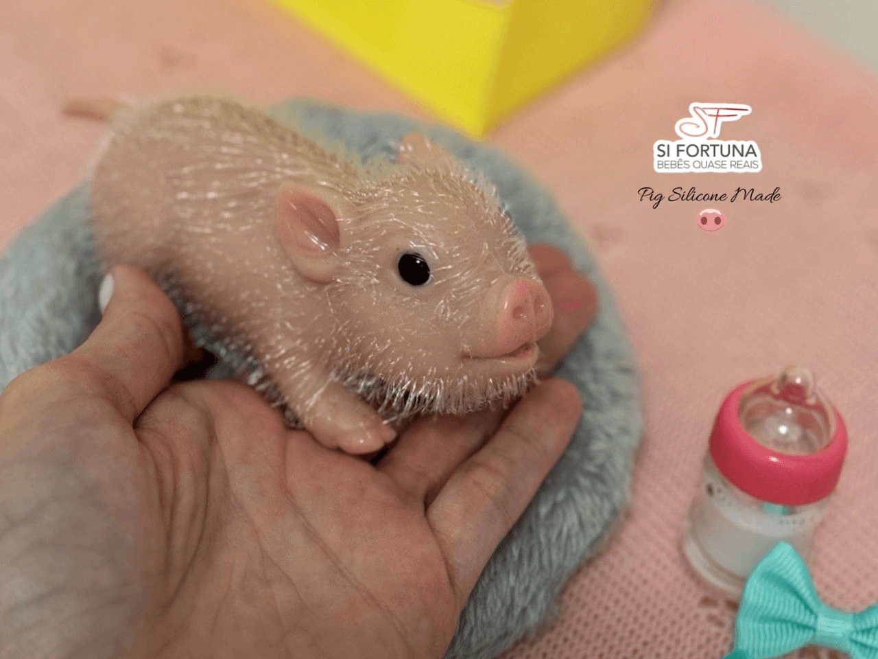 Ação porquinho reborn