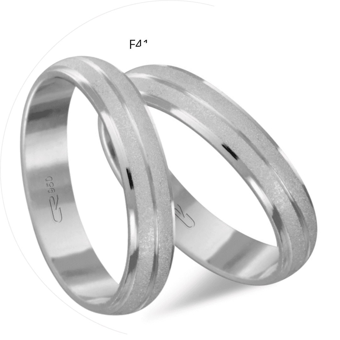 Rifa-se 1 par de alianças de prata 950