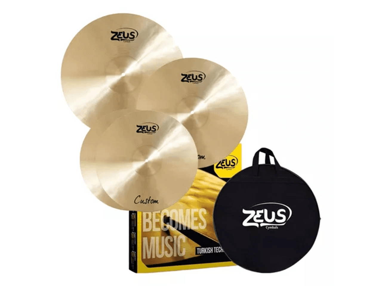 KIT DE PRATOS ZEUS CYMBALS