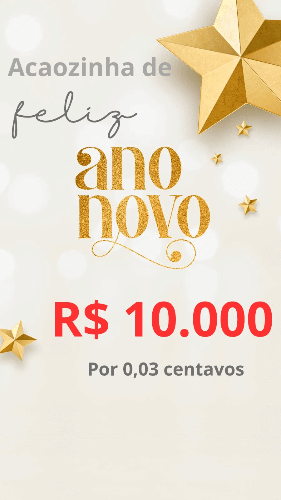 Açãozinha de Feliz Ano Novo