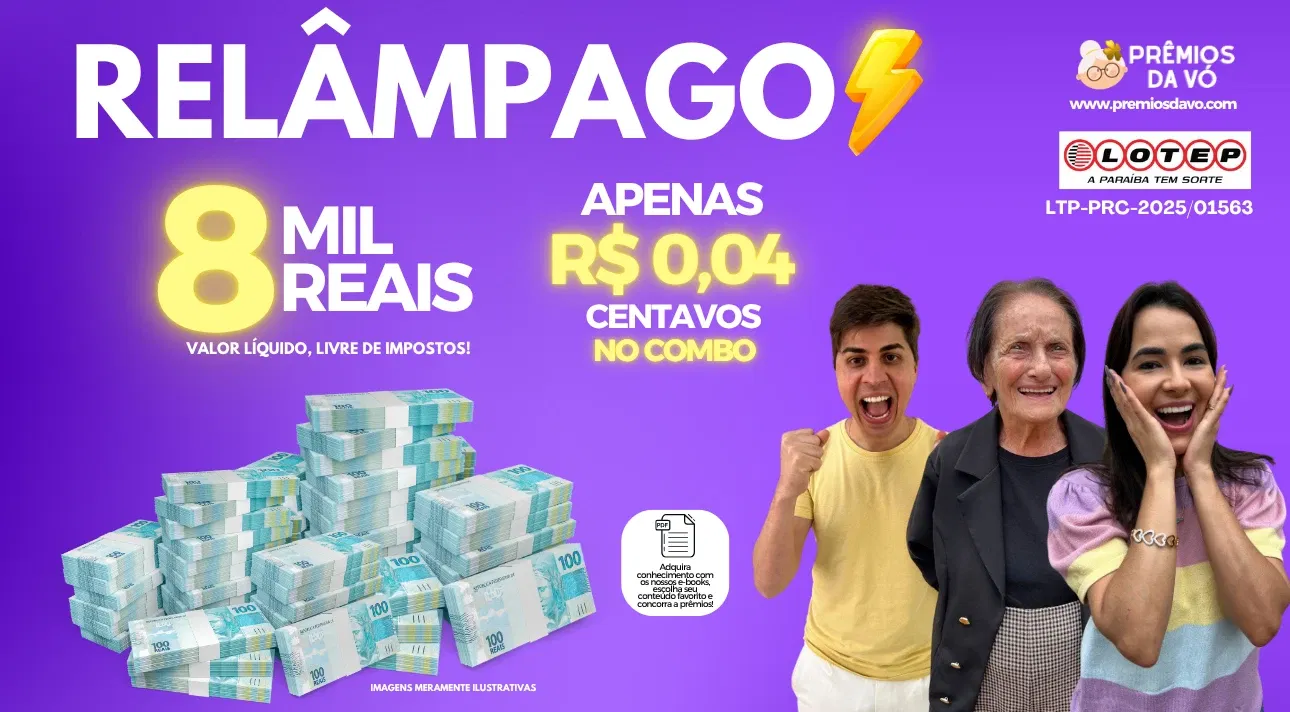 R$ 8 MIL REAIS 😱 POR R$ 0,04 CENTAVOS NO COMBO