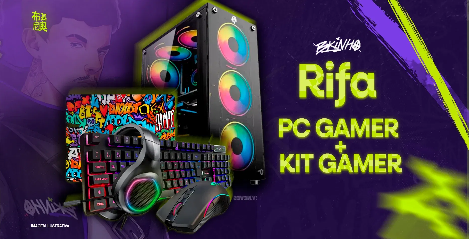 PC GAMER + KIT GAMER (MOUSE, TECLADO E HEADSET) POR R$ 0,03 NA PROMOÇÃO!