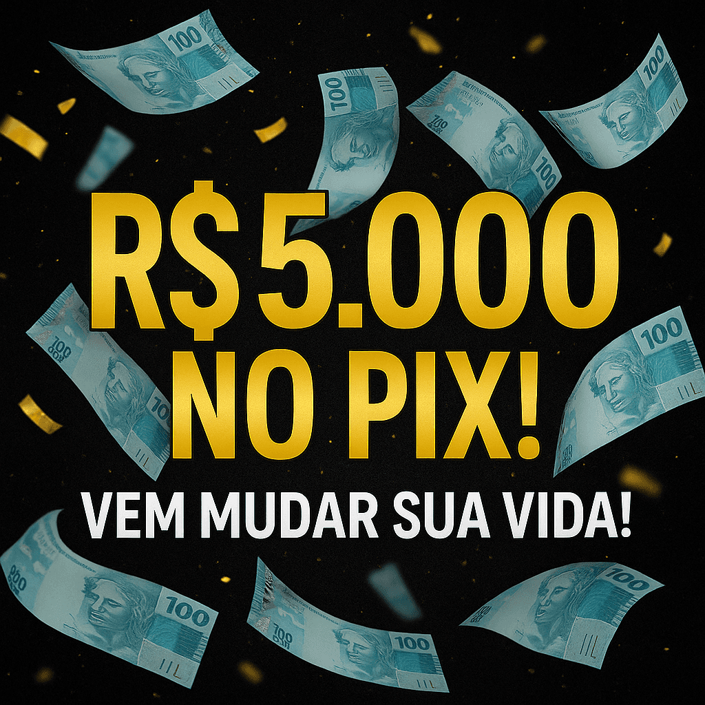 5 MIL NA MÃO - COM ERICK PASSARELI - R$ 5.000,00 (Cinco Mil Reais)