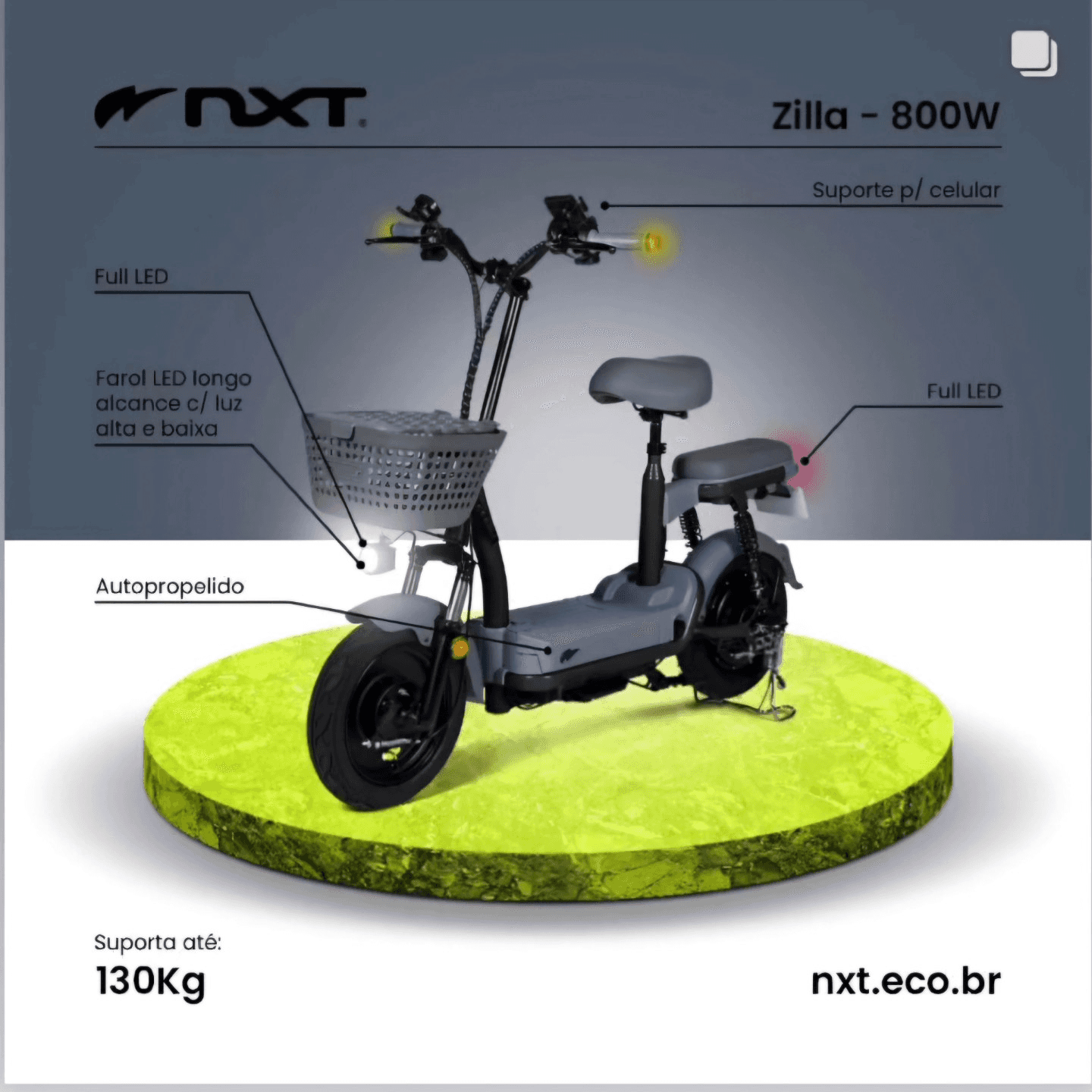 Só aqui na Nova Direção você aluno pode sair na direção de uma moto elétrica novinha e na faixa!!!