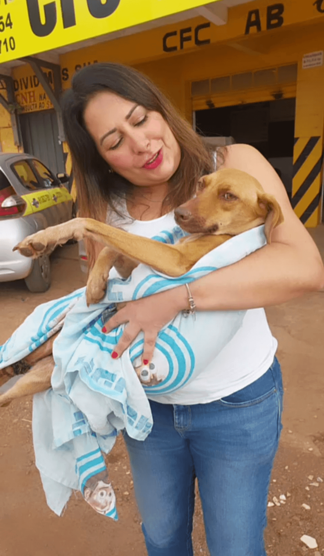 Salve a cachorrinha Eva