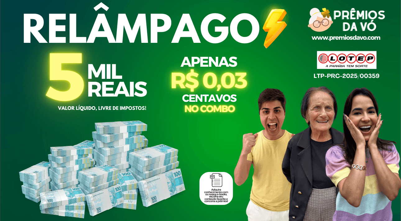 R$ 5 MIL REAIS 😱 POR R$ 0,03 CENTAVOS NO COMBO