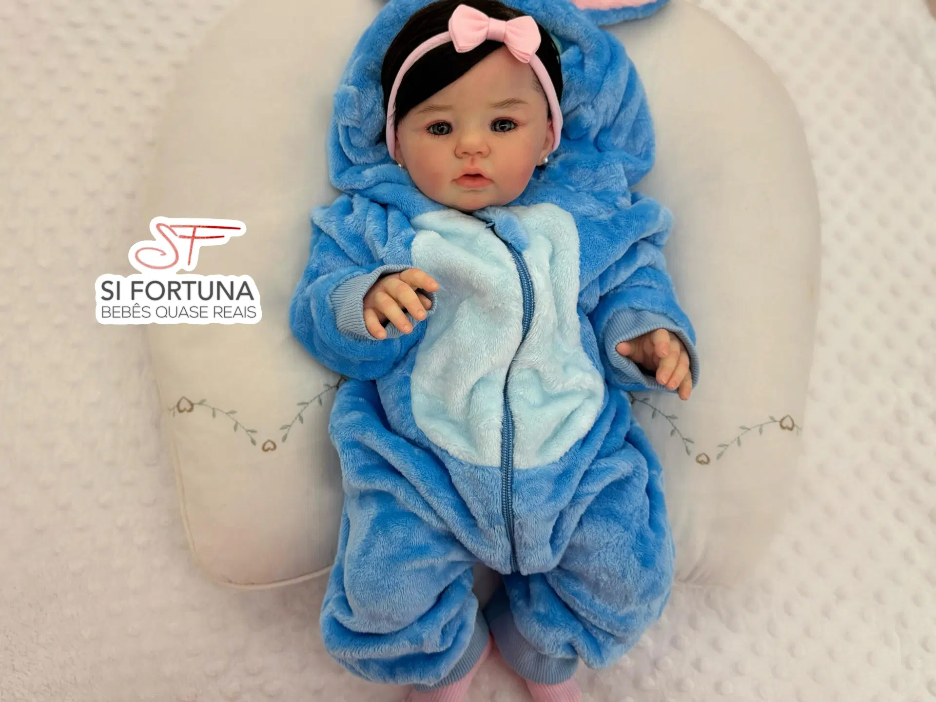 Ação Bebê Reborn Stitch da Si Fortuna