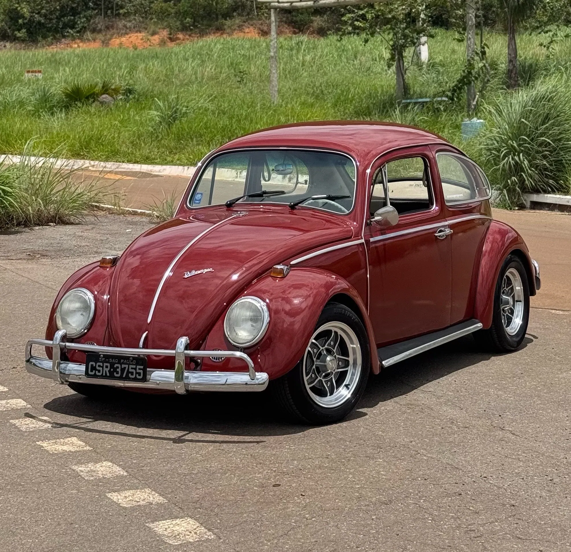 Fusca 1967 - Vermelho Granada