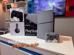 2• Edição MEGA KIT PS5 Edição 30 Anos PlayStation + TV 4K 55