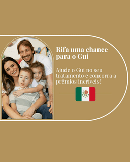 RIFA DO GUI - UM NOVO TRATAMENTO, UMA NOVA CHANCE!! Ajude o Gui no seu tratamento e concorra a prêmios incríveis!