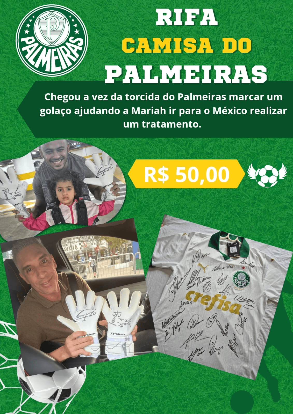 Torcida verde solidária