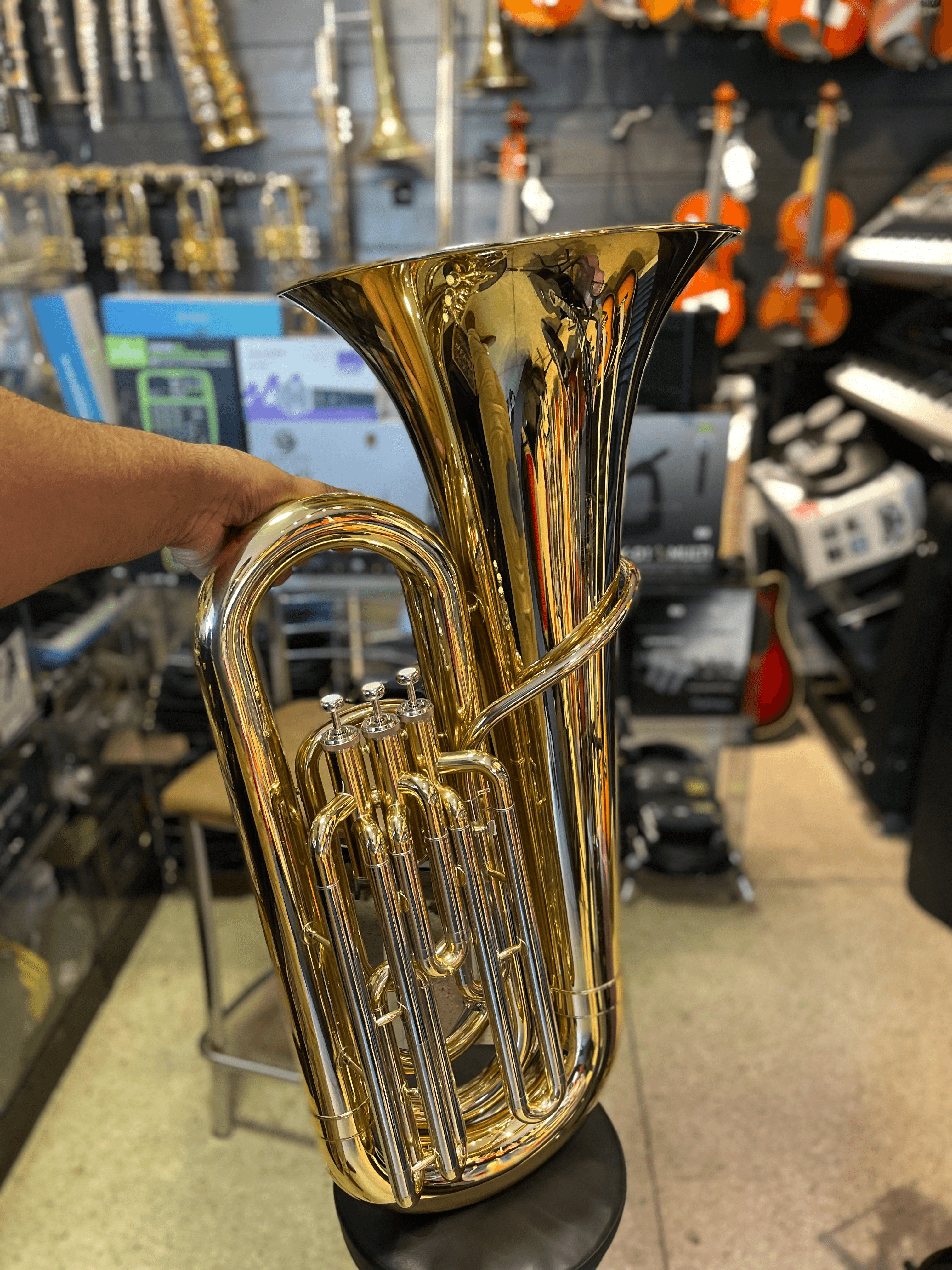 Sorteio: 1° LUGAR - Tuba 3/4 Sib ou R$7.000,00; 2° LUGAR - Órgão Eletrônico Rohnes RS80