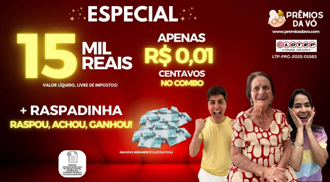 R$ 15 MIL REAIS 😱 POR R$ 0,01 CENTAVO NO COMBO