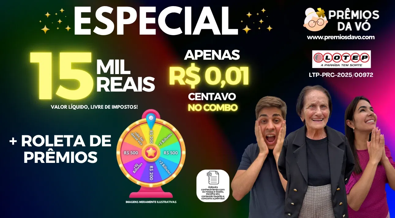R$ 15 MIL REAIS 😱 POR R$ 0,01 CENTAVO NO COMBO