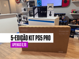 5• Edição MEGA KIT PS5 PRO 2TB + TV 4K 55”