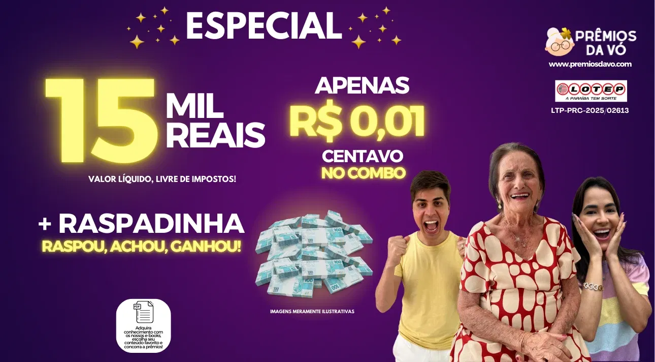 R$ 15 MIL REAIS 😱 POR R$ 0,01 CENTAVO NO COMBO