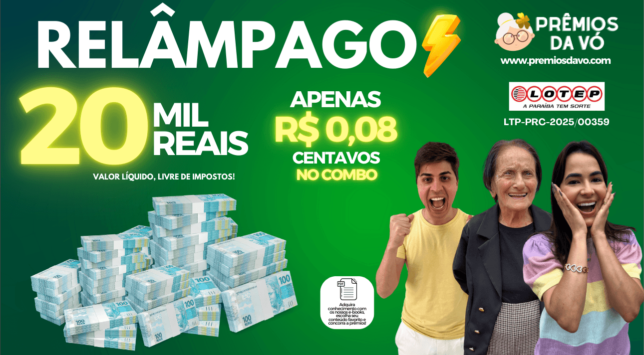R$ 20 MIL REAIS 😱 POR R$ 0,08 CENTAVOS NO COMBO