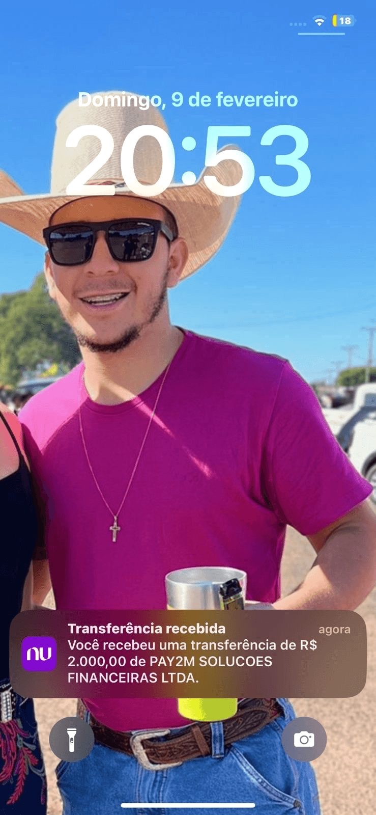 R$ 2.000,00 / FOTO DO GANHADOR ACIMA👆🏻