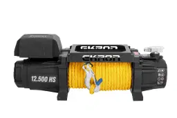 Guincho EKRON 12.500HS com cabo sintético amarelo