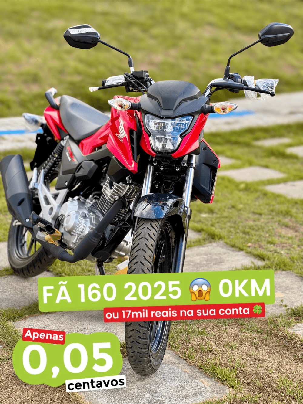 Fã 160 2025 0KM 🔥🚀