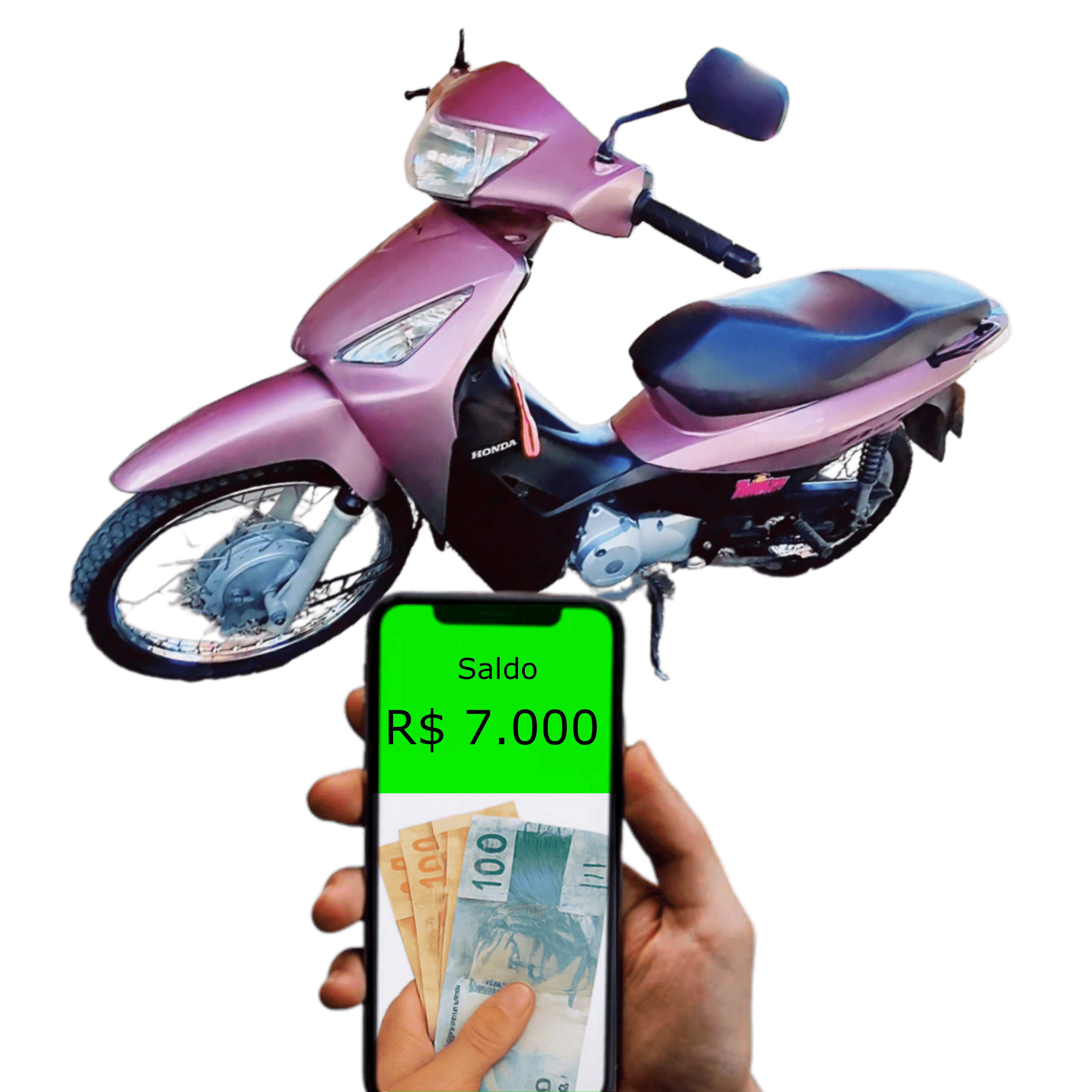 Açao Honda Biz 125 ou 7 mil
