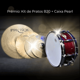 Kit de Pratos Impression + Caixa Pearl Masters (Maple)