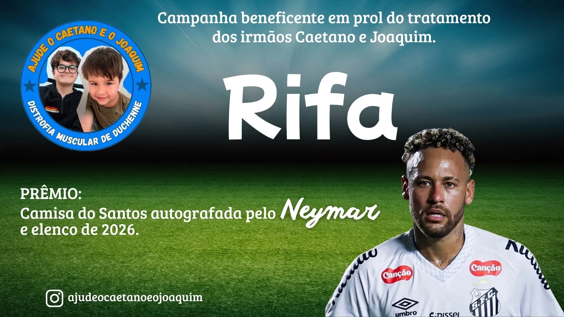 Camisa do Santos autografada pelo NEYMAR e elenco 2026