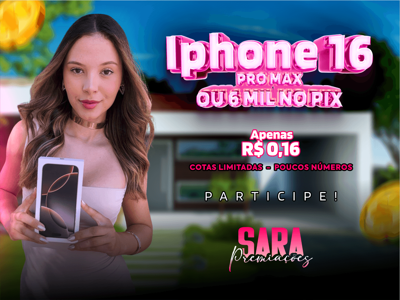 IPHONE 16 PROMAX  ou 6 MIL NO P!X.