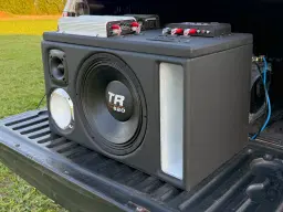 CAIXA BOB TRIO TR620 AL BLACK + FULL TARAMPS