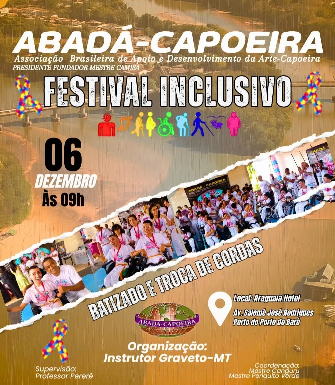 2 Festival De Capoeira Inclusiva na APAE de Barra do Garças - Faça sua DOAÇÃO SOLIDÁRIA