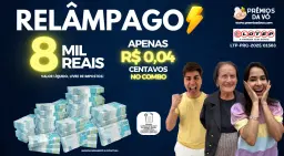 R$ 8 MIL REAIS 😱 POR R$ 0,04 CENTAVOS NO COMBO