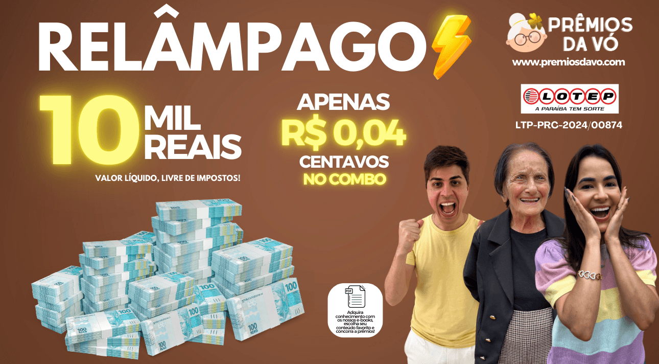 R$ 10 MIL REAIS 😱 POR R$ 0,04 CENTAVOS NO COMBO