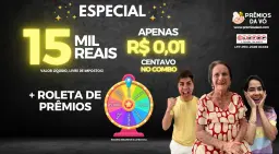 R$ 15 MIL REAIS 😱 POR R$ 0,01 CENTAVO NO COMBO