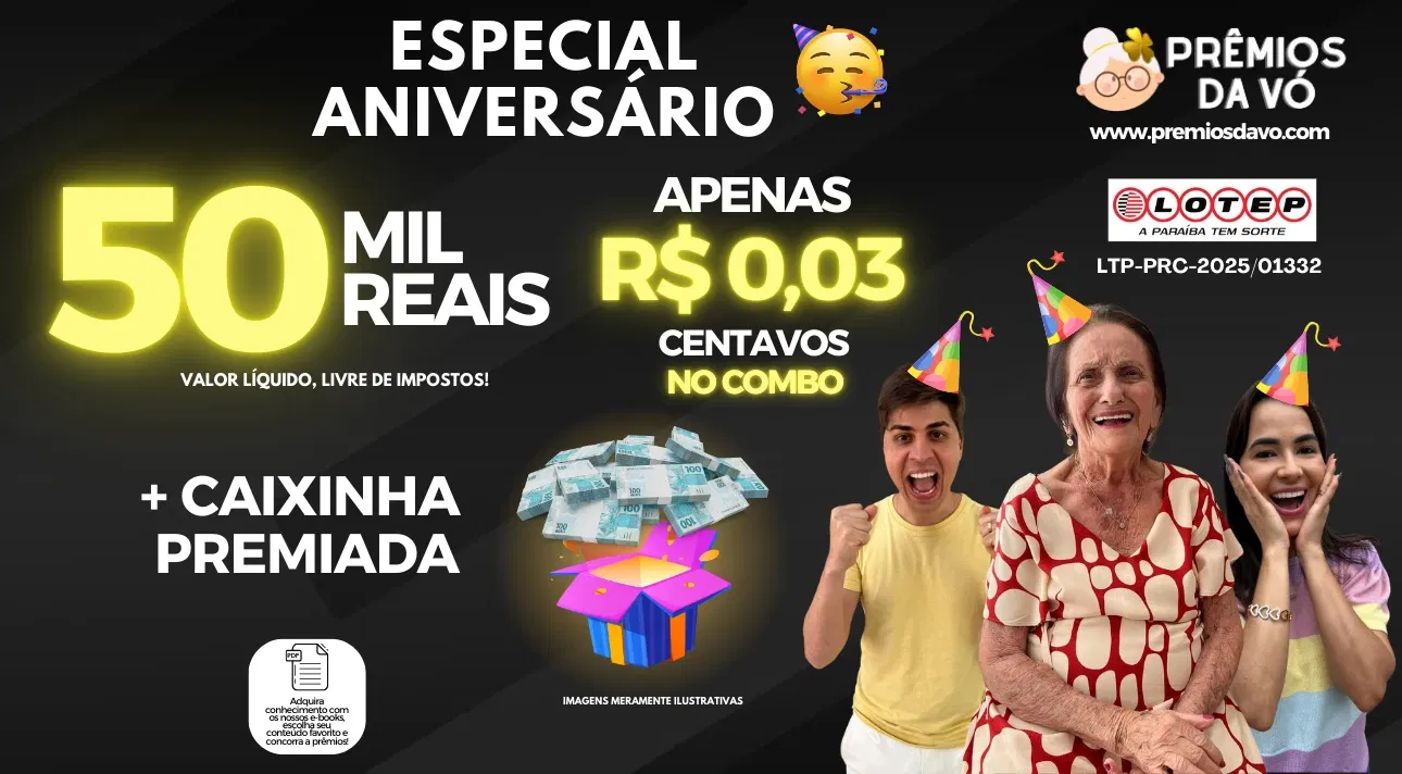 R$ 50 MIL REAIS 😱 POR R$ 0,03 CENTAVOS NO COMBO