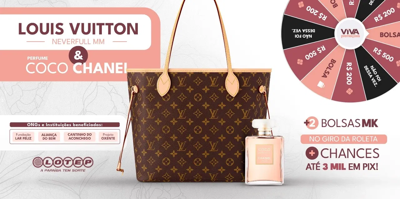 Conquiste Sua Bolsa Louis Vuitton e Um Exclusivo Perfume Chanel