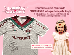 Camisa do Fluminense Autografada