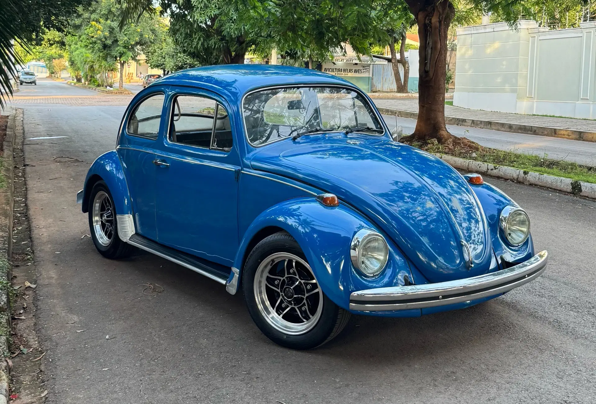 Fusca 1973 - Azul Arara + FRETE GRÁTIS